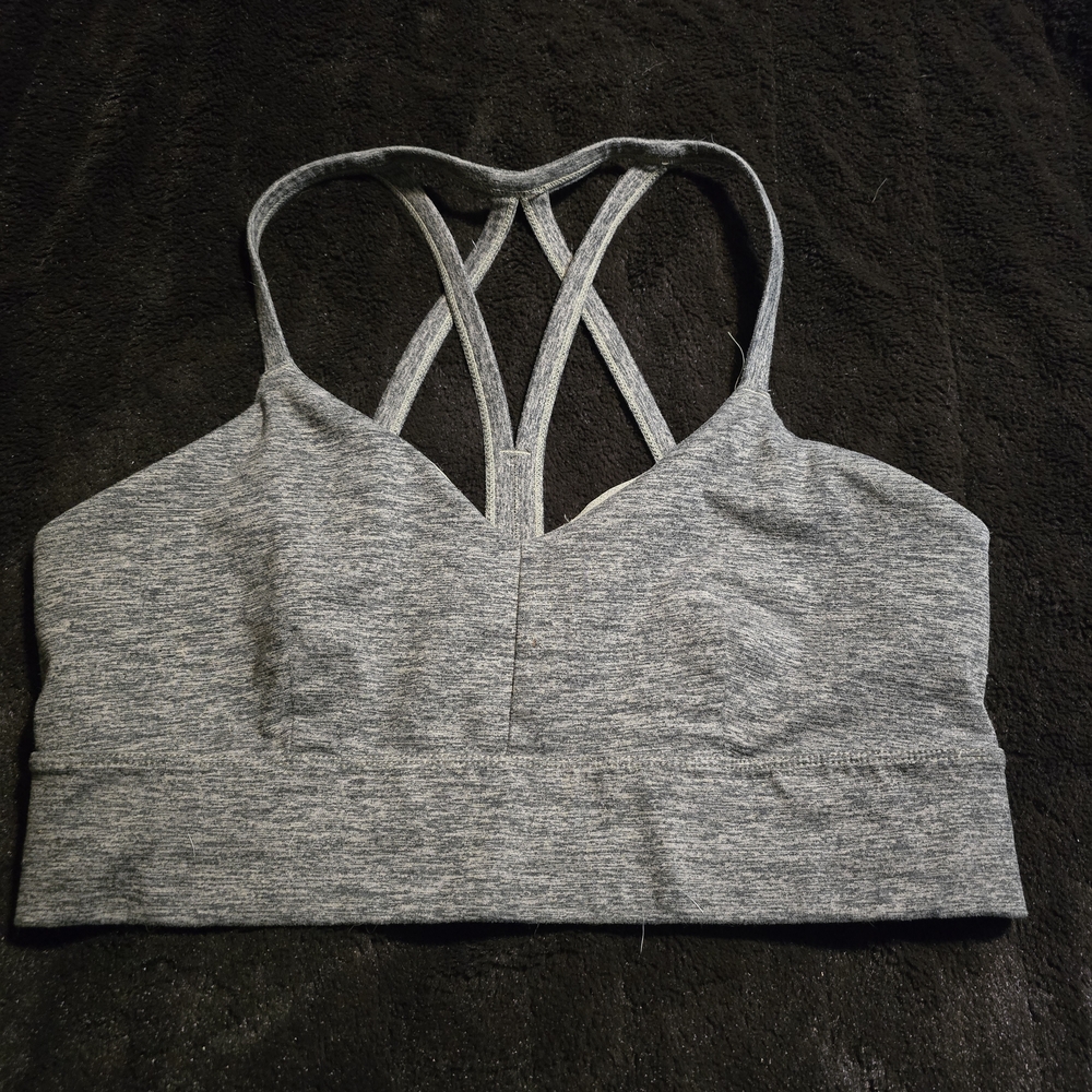 JoyLab Heather Tan Strappy Sports Bra